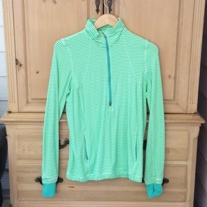 Lululemon EUC 1/4 Zip Long Sleeve Top - Size 10